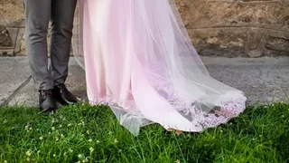 Colorful wedding dresses