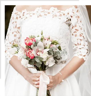A Linien Brautkleid