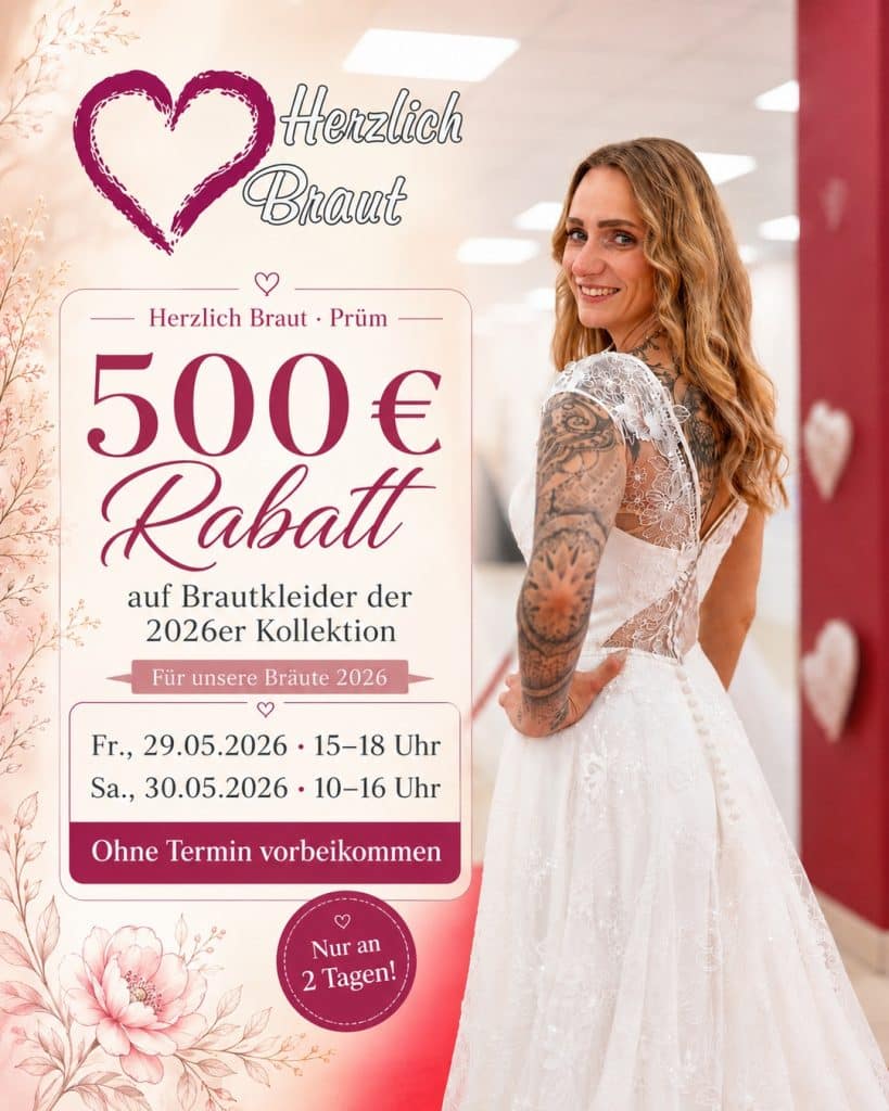 500EUR Rabatt am 29.05. & 30.05.2026